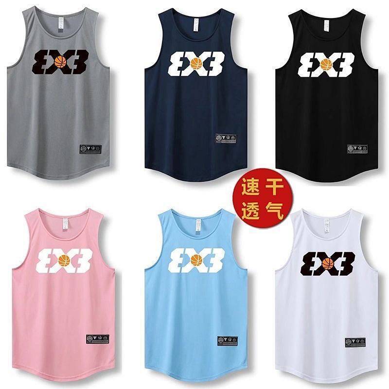 Basketball Vest American Exercise Sleeveless Basketball Clothes Men's Running Training Quick Drying 