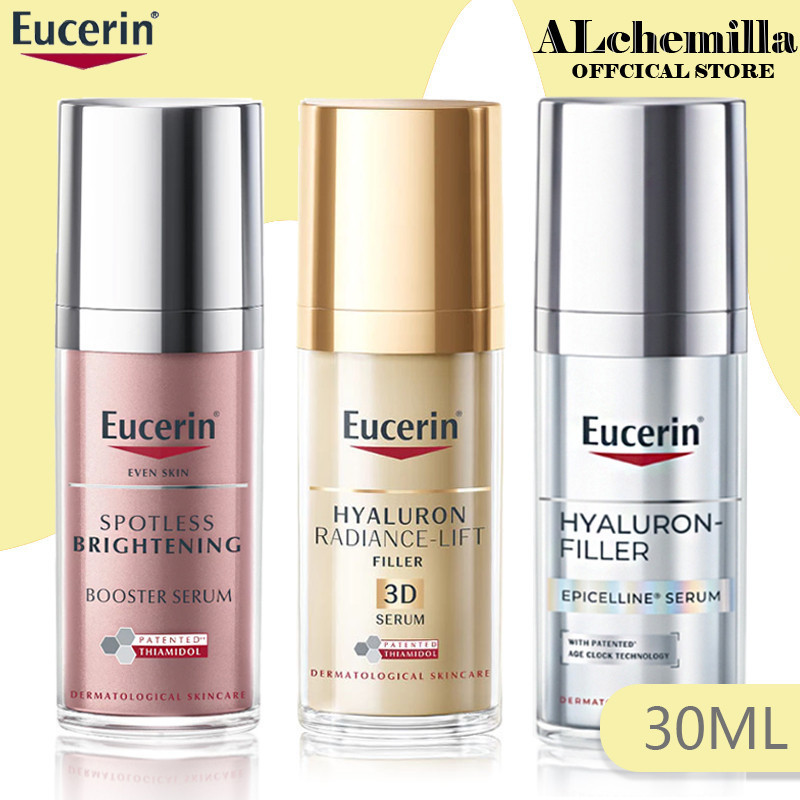 EUCERIN EVEN SKIN SPOTLESS BRIGHTENING BOOSTER เซรั่ม + Eucerin Hyaluron Radiance-Lift Filler 3D Ser