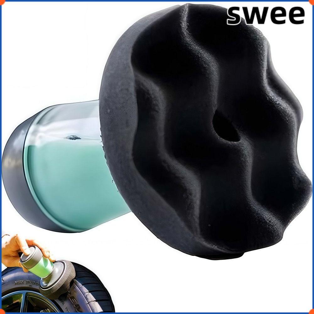 SWEE Tyre Shine Applicator, Reusable Streak-Free Shine Car Tyre Flow Dressing Applicator, ทนทาน No-D