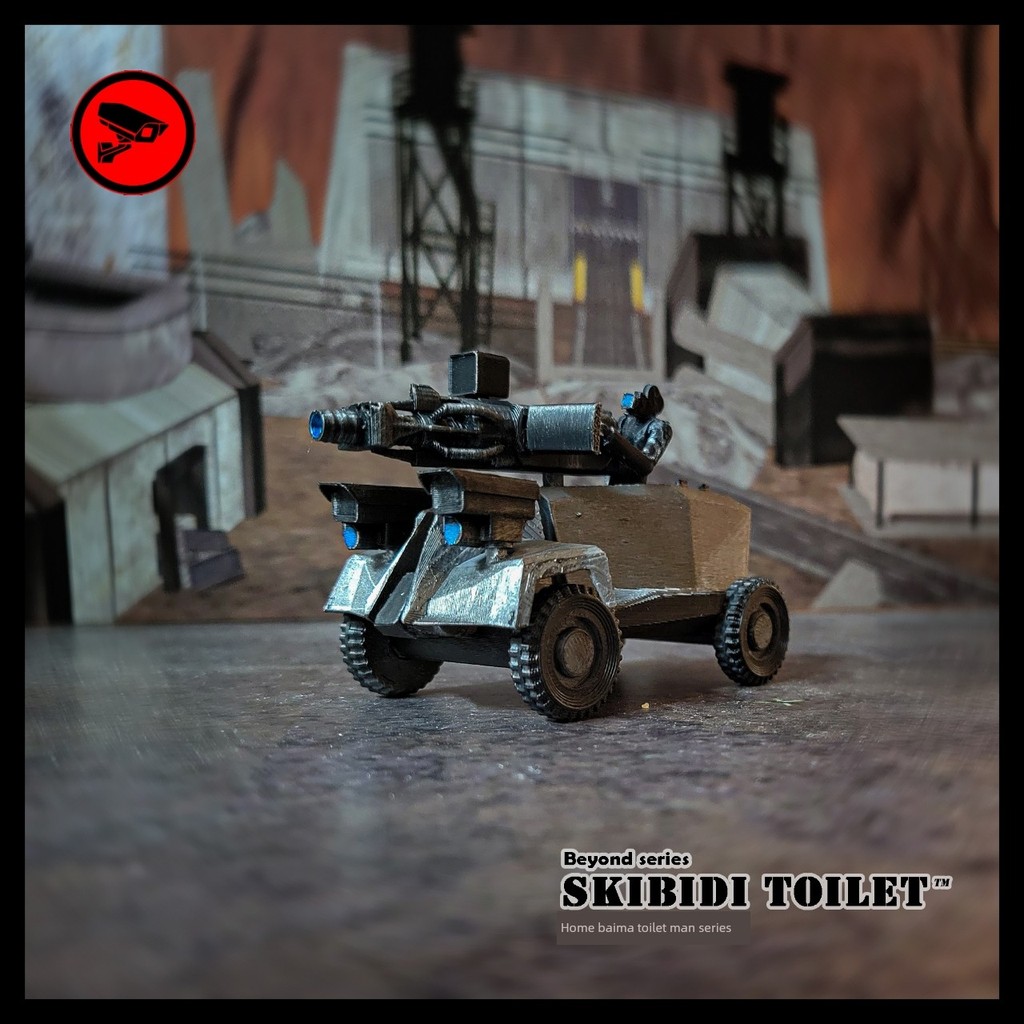 skibidi toilet ตัวต่อ skibidi Toilet Man Warrior/Monitor Warrior Monitoring Chariot Enhanced Figure