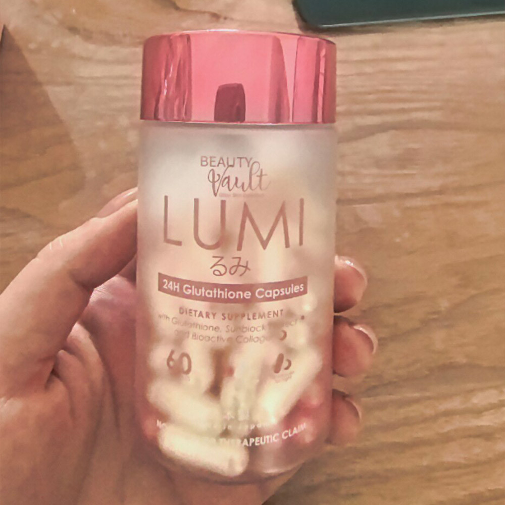 Beauty Vault LUMI 24H Glutathione Capsules, Skin Brightening Beauty Supplement