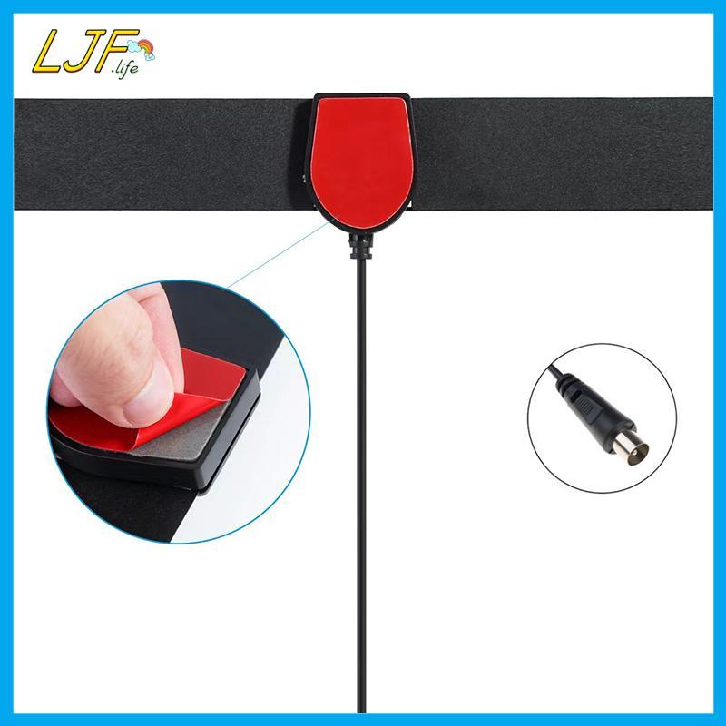 LJF 25 Mile Range Antenna TV Digital HD 4K Antena Digital Indoor HDTV รองรับ 1080p