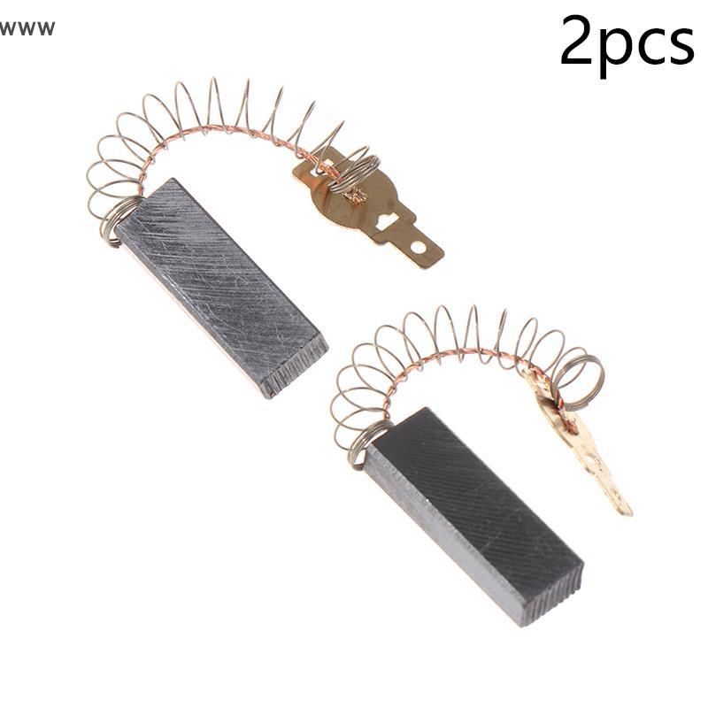 แปรงถ่านสำหรับมอเตอร์ไฟฟ้าแบบสปริงและสายไฟ2ชิ้นสำหรับเครื่องมือทำความสะอาดฝุ่น