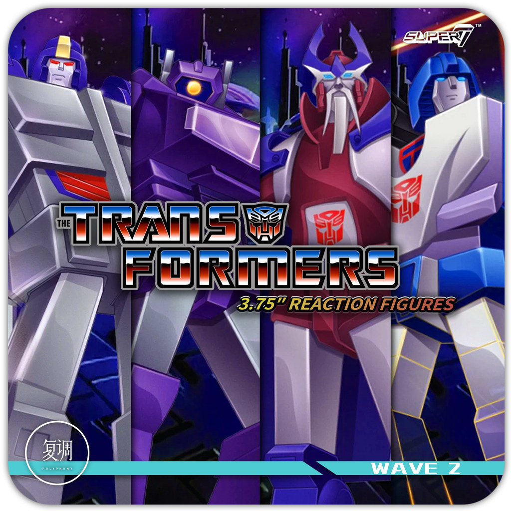 พร้อมส่ง Super7 Transformers Series 2B Shockwave Titanium Master Phantom Wall Card