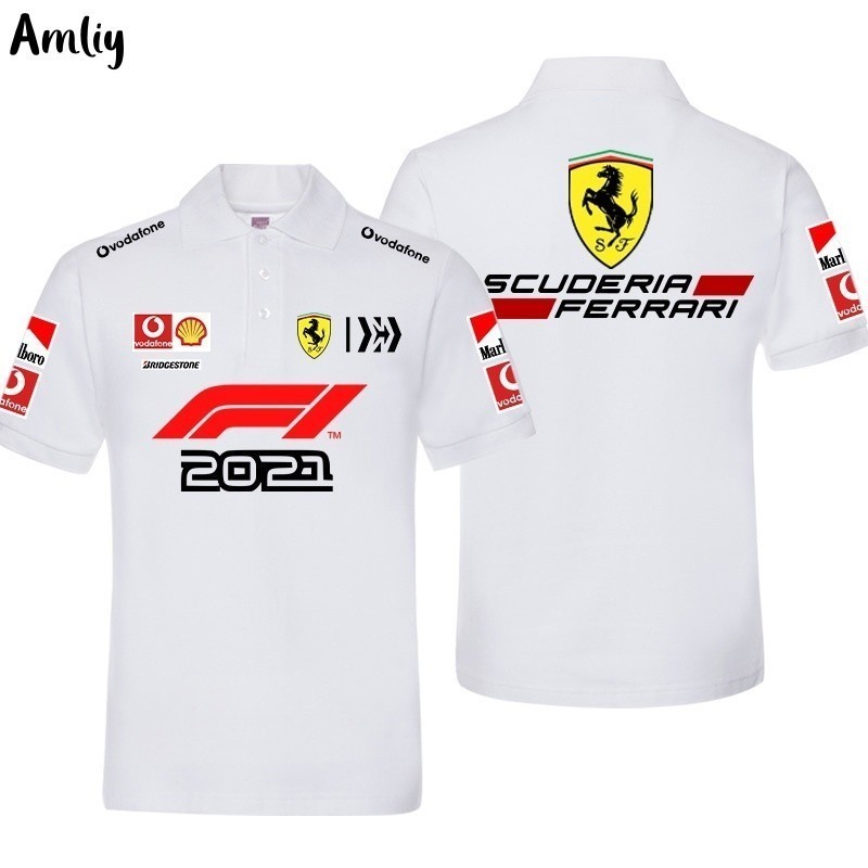 Ferrari F1 Racin Team Polo Shirt Men's  Fashion Short Sleeve Unisex Polo Shirt w114[ s-3xl