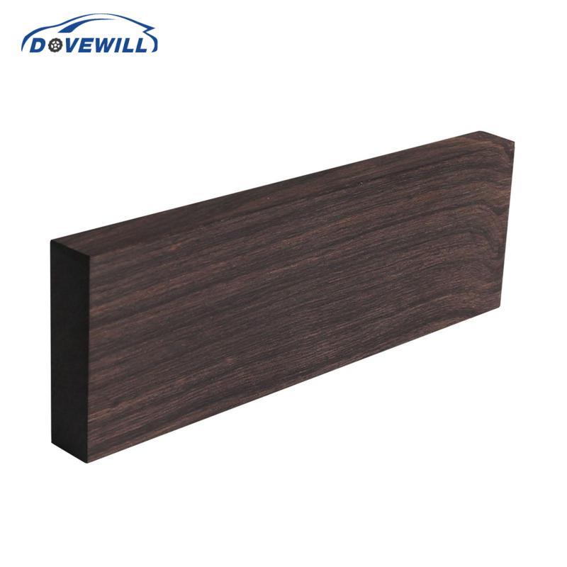[Dovewill] Ebony Wood Lumber DIY Timber สําหรับหัตถกรรมแผ่นจับสะพานกีตาร์เครื่องดนตรีลูกบิดวัสดุเปล่