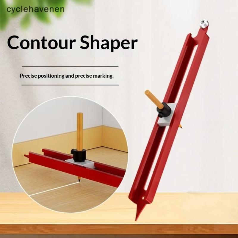(GOOD) ไม้บรรทัดคอนทัวร์ Scibe ปรับได้พร้อมที่ใส่ดินสอ Ideal Gift Profile Duplicator สําหรับช่างไม้ม