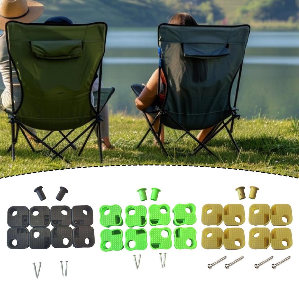 [arutoxalc] 8x Camping Chair Replacement Feet Repair Feet ชิ้นส่วนกลางแจ้งสําหรับเก้าอี้พับสตูล Heav