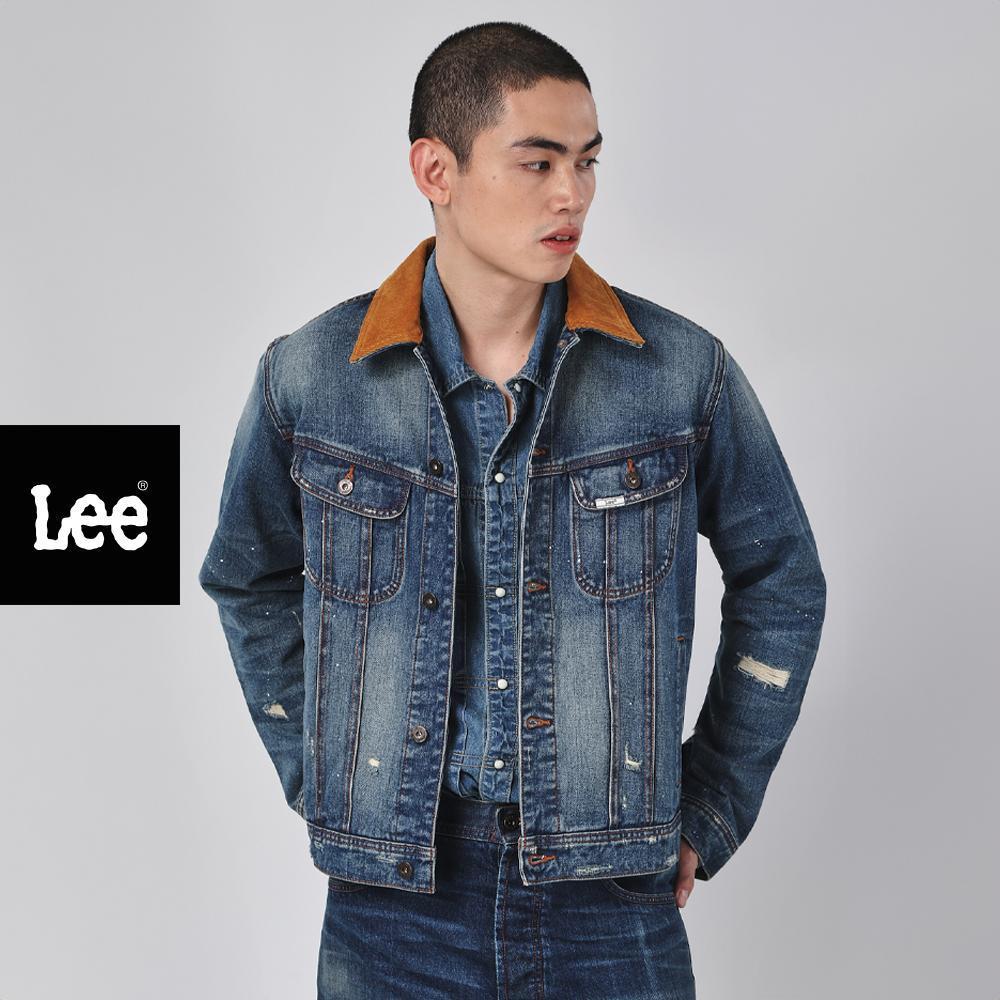 LEE เสื้อแจ็กเก็ตผู้ชาย คอลเลคชั่น 101 ทรง Comfort รุ่น LE S126MJKTN03 สียีนส์อ่อน