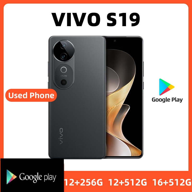 VIVO S19 5G 256GB ROM SmartPhone Conditioning ที่ยอดเยี่ยมจัดส่งฟรีโทรศัพท์มือสอง