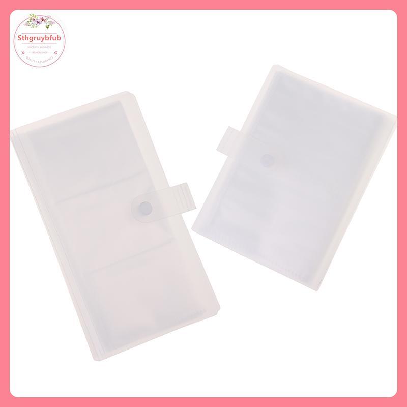 STHB 80/168 Slots Nail Stier Empty Storage Book Holder Case Photo Album With Button VN