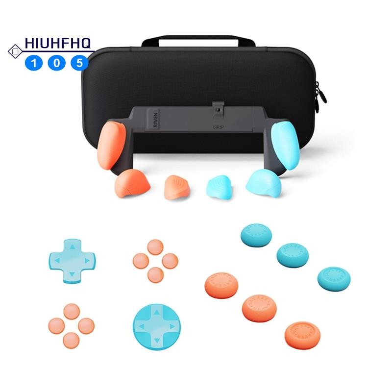 Hiuhfhq106For Switch 2 NSW2 คอนโซล Neo Grip Thumb Grip จอยสติ๊กหมวกและเคสป้องกันรวม