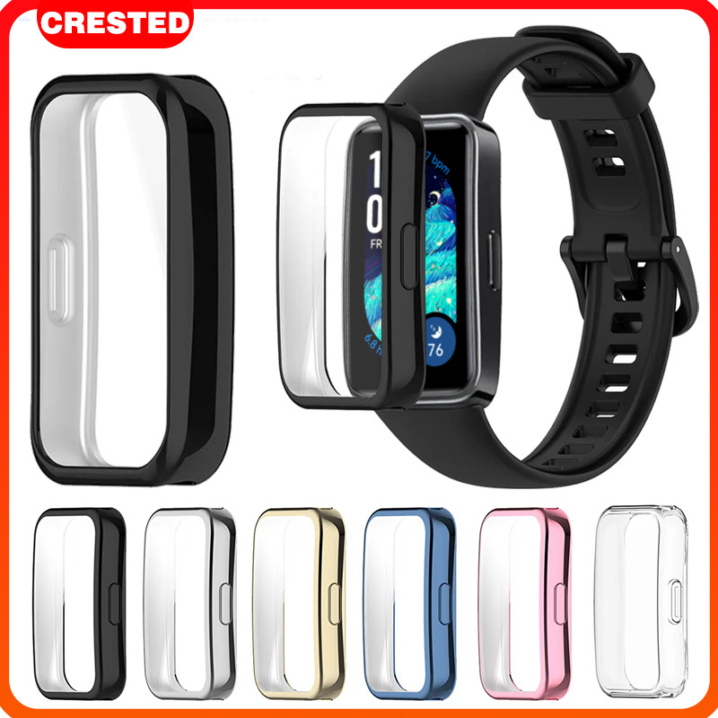 กรณีป้องกัน TPU for HUAWEI Band 10 9 8 / 10 9 8 NFCกล่องใส่นาฬิกา Electroplated แบบเต็มรูปแบบ, กล่องใส่นาฬิกาแบบสมาร์ท
