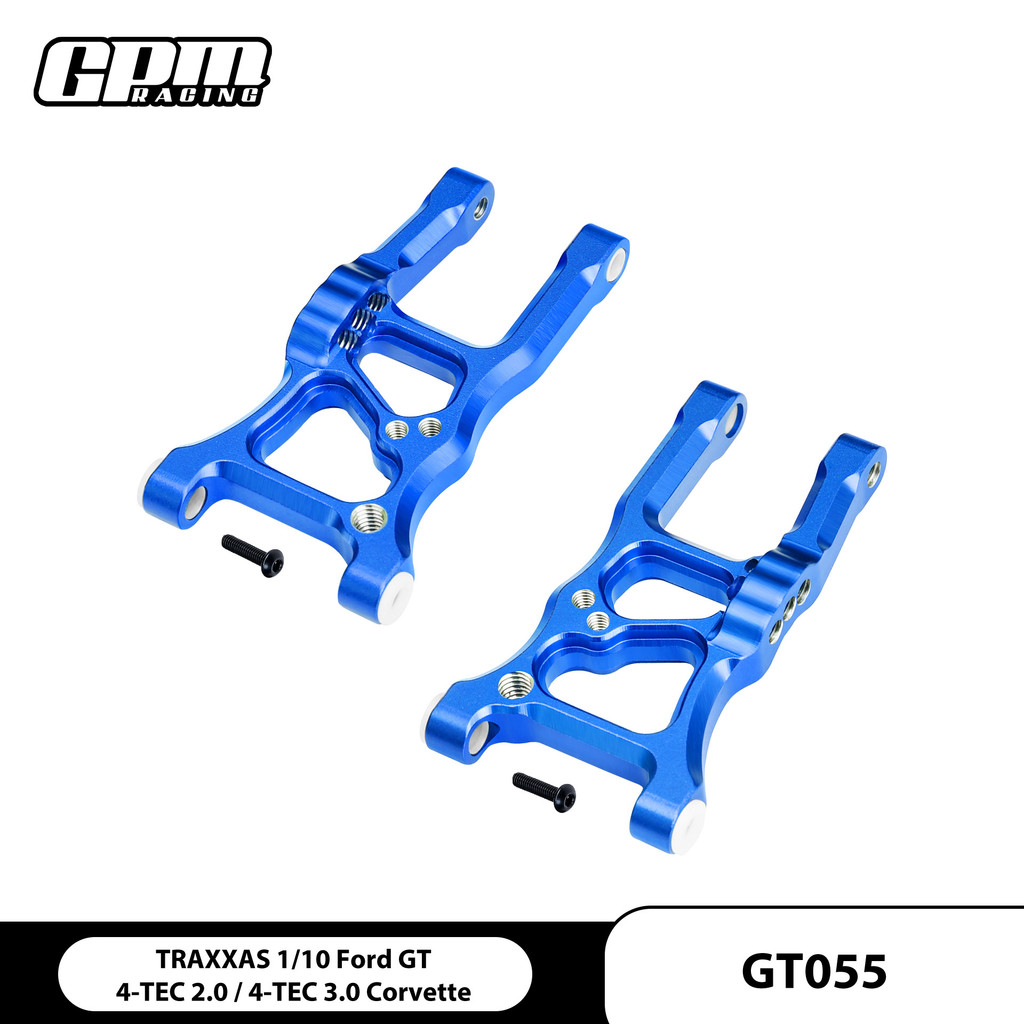 ของเล่นรถควบคุมระยะไกล TRAXXAS GT4-TEC 2.0 83056-4 อลูมิเนียมด้านหน้า Rocker Arm-คู่