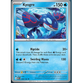 [การ์ดโปเกมอน TCG] Kyogre - 034/132 Holo