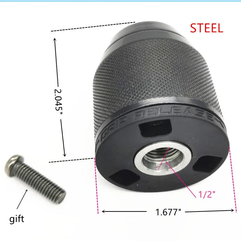 Chuck Keyless เปลี่ยนสําหรับ DeWALT DCD995 DCD990 DCD985 HITACHI MAKITA DHP486 DHP458 DDF481 BDF458 