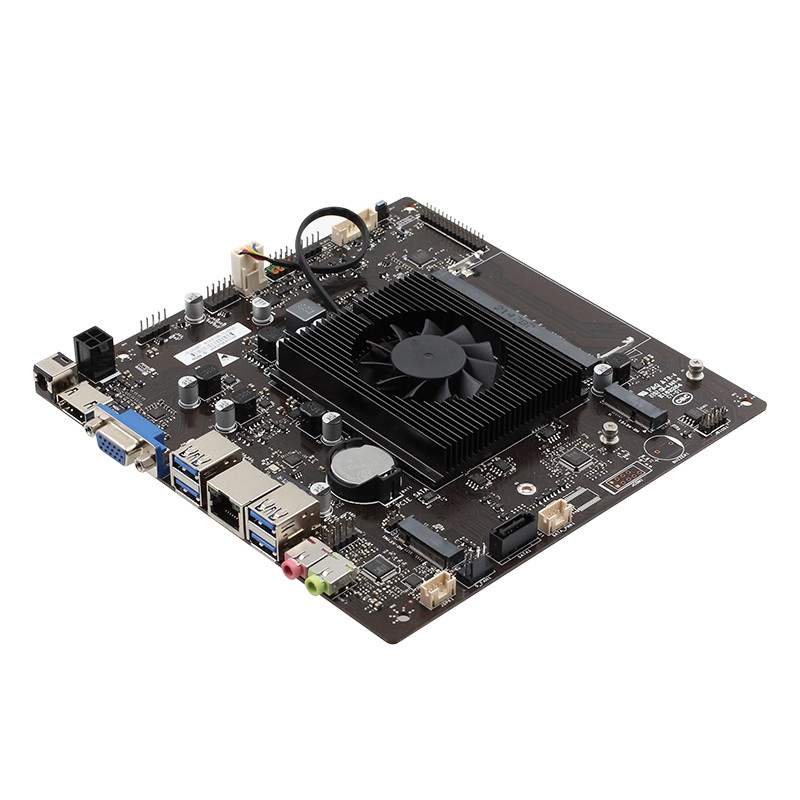 Jiewei JW-N5095 Mini Host อุตสาหกรรมควบคุมอุตสาหกรรม J1900 4105 4125 All-in-One คอมพิวเตอร์ iTX เมนบ