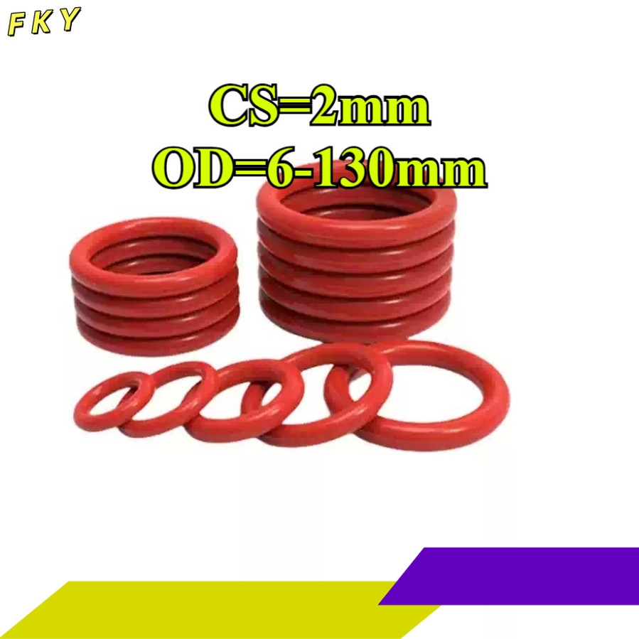 CS2mm*OD6-130mm โอริง ORing O-ring ยางโอริง VMQ เลือกขนาดได้ FKY-CB-1