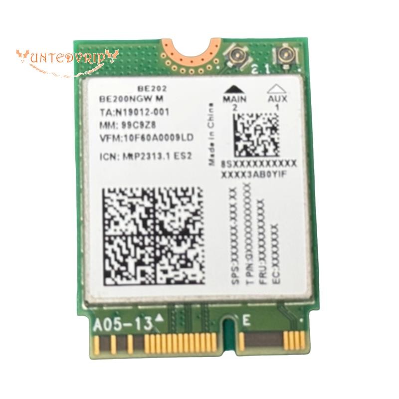 [Quick U] 7 สําหรับ BE202 M.2 การ์ดเครือข่าย 5.4 2400Mbps Tri-Band 2.4G/5G/6GHz อะแดปเตอร์เครือข่ายไ