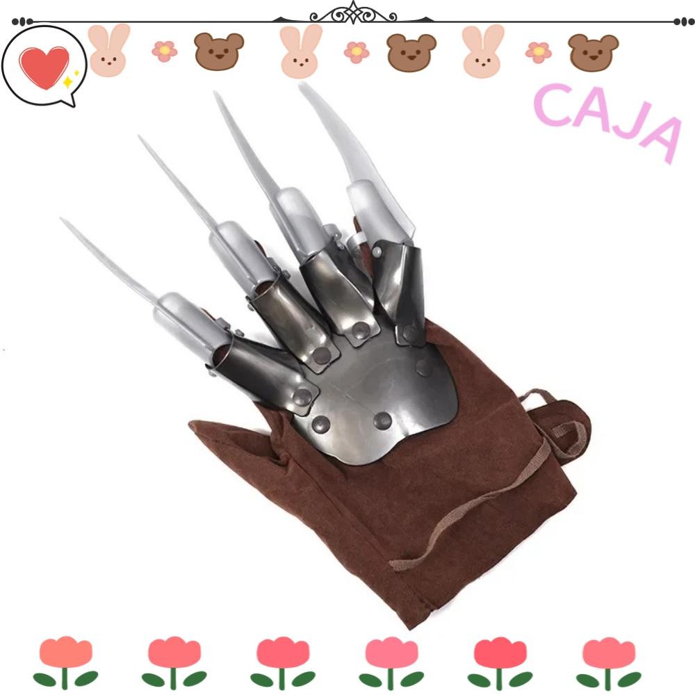 CAJA1 ถุงมือ Freddy ตลก, ถุงมือคอสเพลย์ Claws Wolverine Ghost Claw, ถุงมือนักฆ่า Freddy Krueger ถุงม