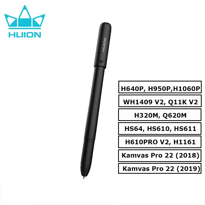 Huion Scribo PW310 กราฟิกแท็บเล็ต Stylus 8192 ปากกาความดันสนับสนุน H420X H640P Q620M HS64 H610PROV2