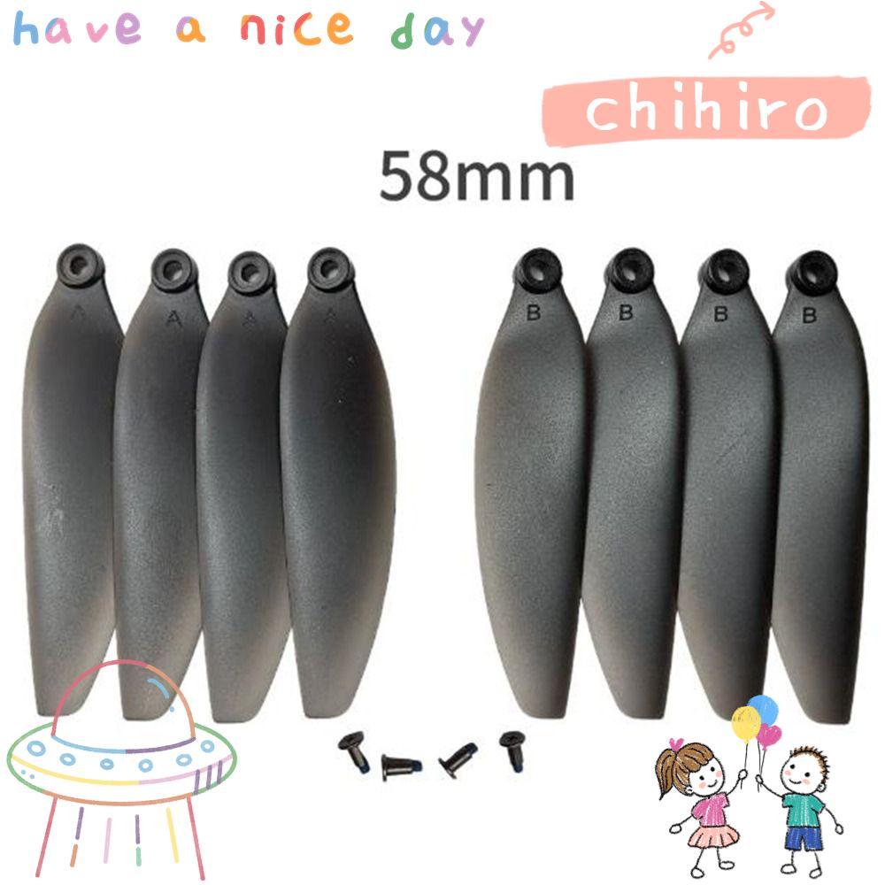 CHIHIRO ใบพัดพับ, Universal สีดํารีโมทคอนโทรล Drone อะไหล่, 58 มม./66 มม.พลาสติก Quadcopter ใบมีดอะไ