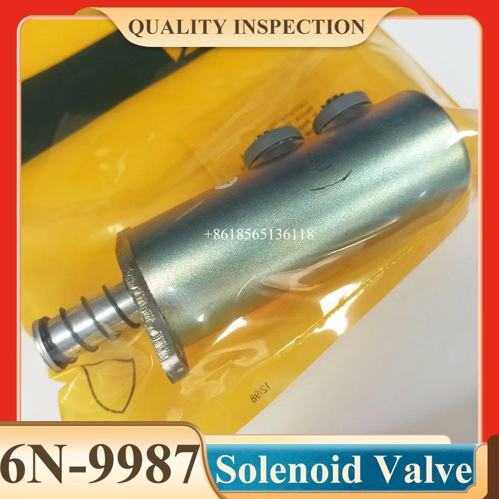 6N-9987 24V 6N-9988 12V ใหม่การใช้ Solenoid วาล์ว 6N9987 สําหรับ 3208 Series เครื่องยนต์หยุด Solenoi