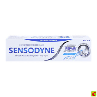 เซ็นโซดายน์ ยาสีฟัน สูตรรีแพร์ & โพรเทคท์ ไวท์เทนนิ่ง 100 ก.