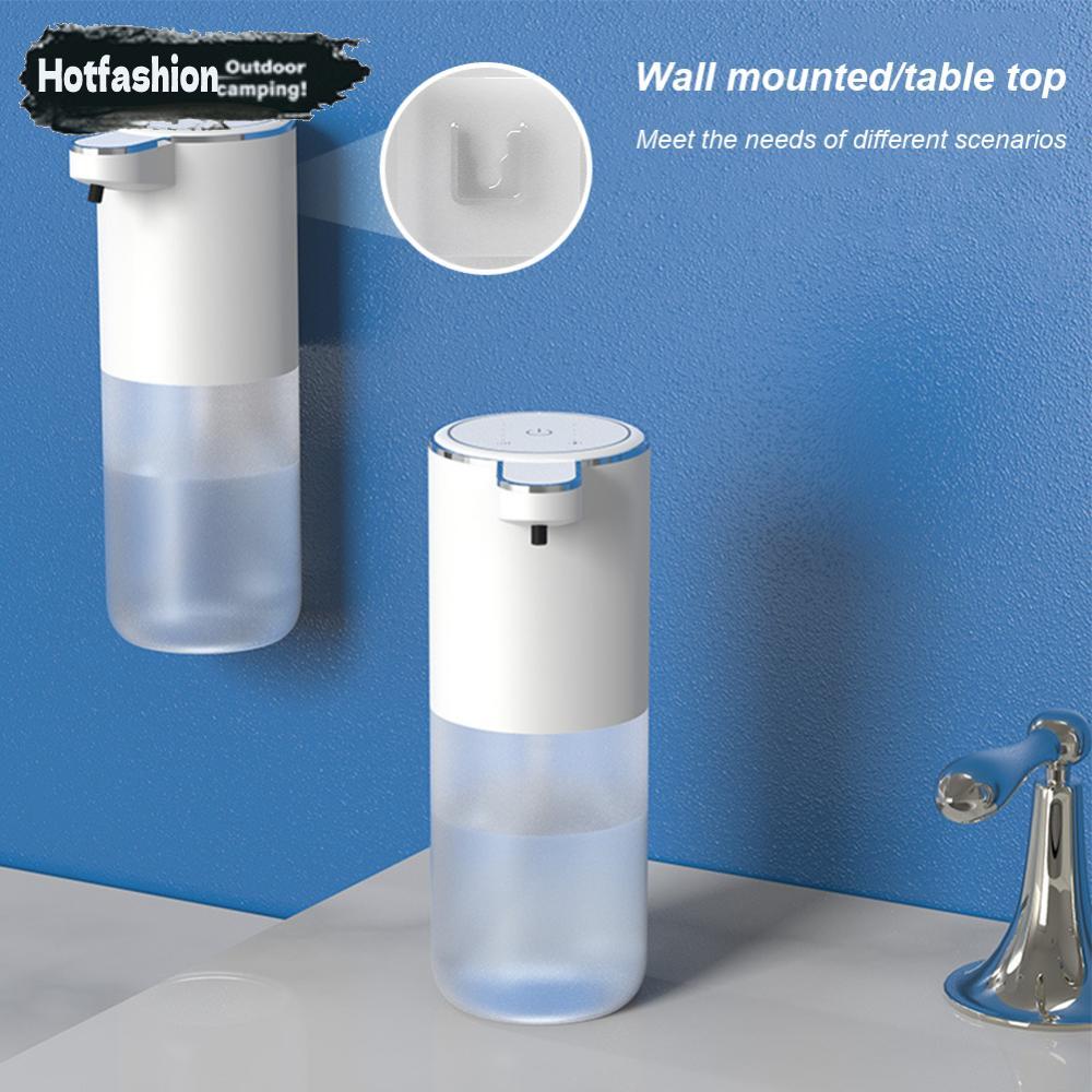 เครื่องจ่ายสบู่โฟมอัตโนมัติ 400 มล. อุปกรณ์ในห้องน้ําแบบชาร์จไฟได้ (โฟม) - รูปที่ 6