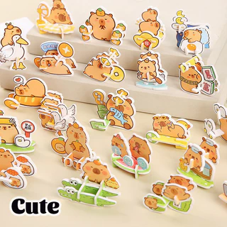 GeeToy ชุดประกอบของเล่น 3D 30 ชิ้น รูปตัวคาปิบาร่าขนาดเล็ก - ของเล่นเด็กเสริมพัฒนาการ ฝึกสมาธิ