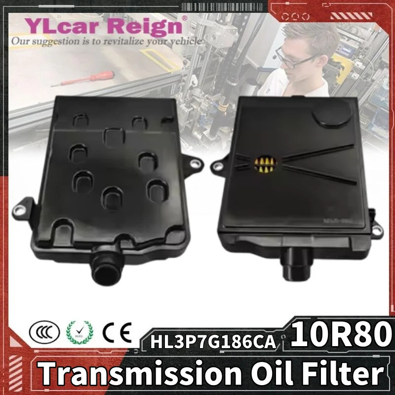 10R80 กรองน้ํามันเกียร์อัตโนมัติสําหรับ Ford Ranger Mustang Expedition F150 HL3P7G186CA HL3Z7A098A H