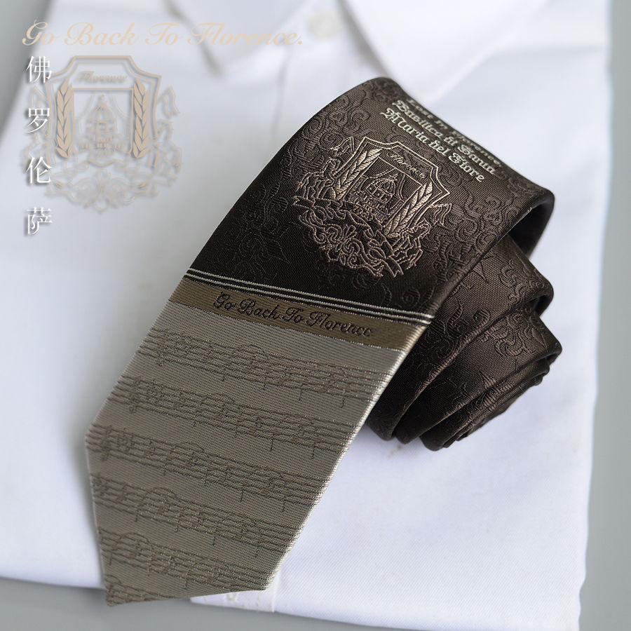 佛罗伦萨原创领带jk女制服衬衫小物百搭dk领带男绅士潮Florence Original Tie JK Uniform Shirt20251016