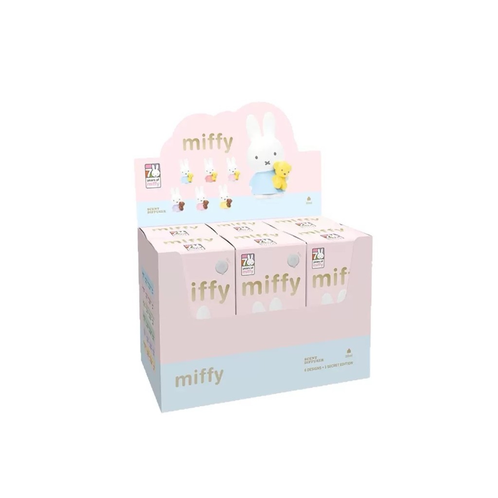 ของแท้ มิฟฟี่ กลิ่นหอมชุดกล่องปริศนาอินเทรนด์เล่นรูปสร้างสรรค์ตุ๊กตารถน้ํามันหอมระเหยสก์ท็อปตกแต่งรถ - รูปที่ 3