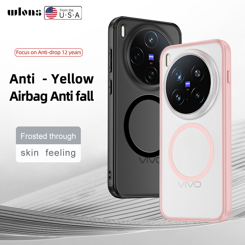 สําหรับ VIVO X300 Pro, X300 กรณี ELVEV พีซีที่ทนทาน + Soft TPU Matte ทนทานดูดปกหลัง