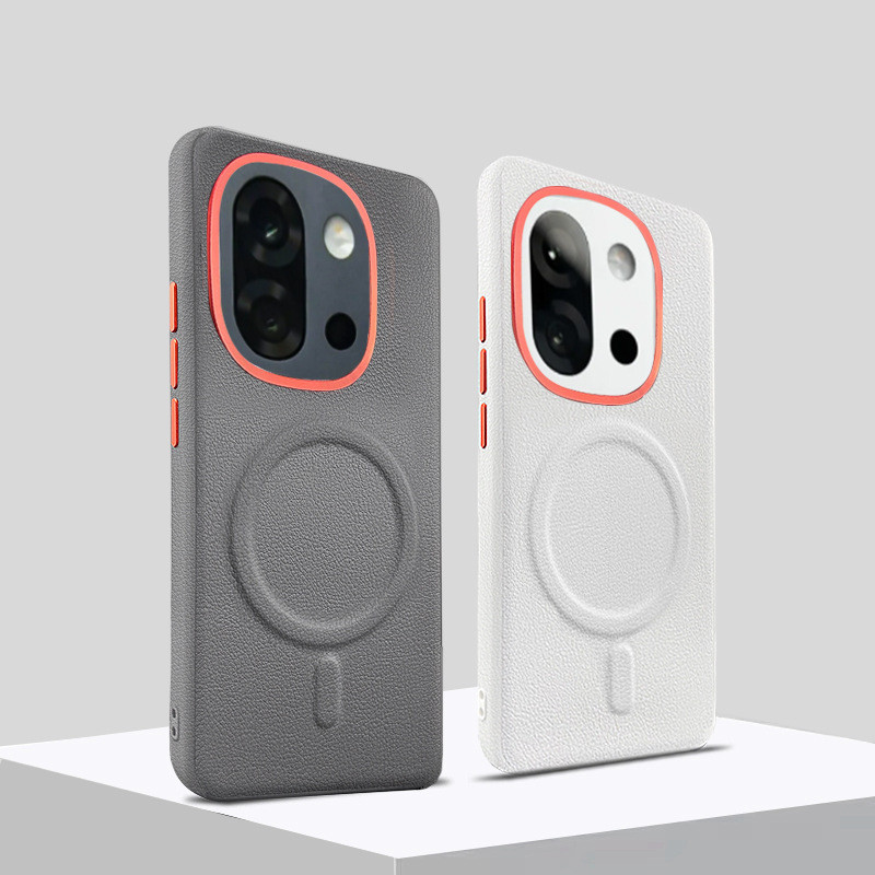 เหมาะสําหรับ OnePlus 13T เคสโทรศัพท์แม่เหล็กดูด 1Plus 13 T หนังธรรมดา High-Appearance 1 + 13T เลนส์โ