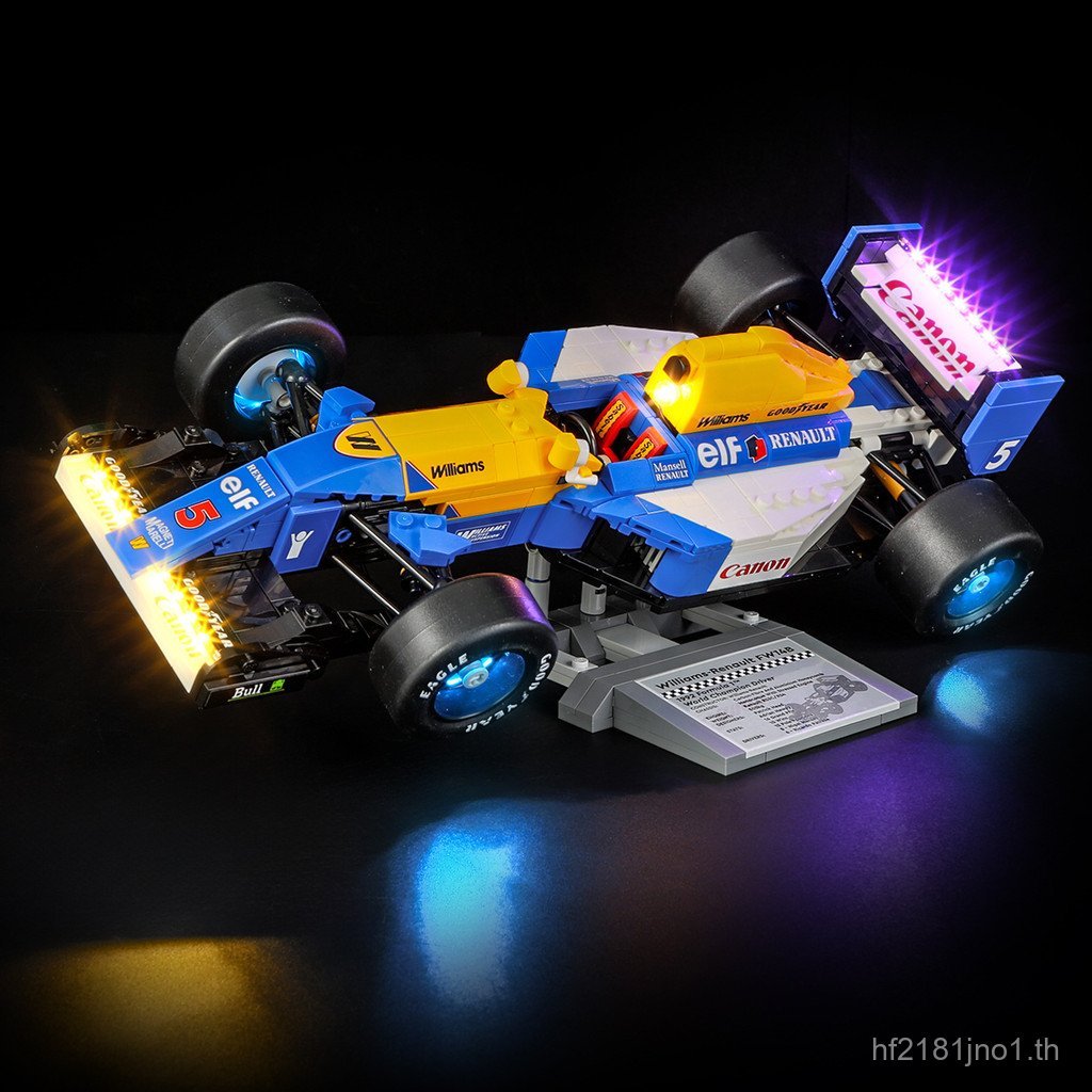 Mansel รุ่น Nigel Lighting YBLED Fleet Williams 10353 บล็อกตัวต่อ FW14B เลโก้ที่เข้ากันได้