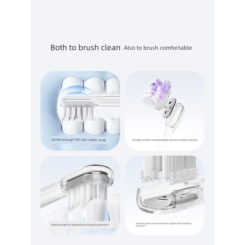 แปรงสีฟัน toothbrush แปรงสีฟันไฟฟ้ากันกระแทกดั้งเดิมของ Laifen