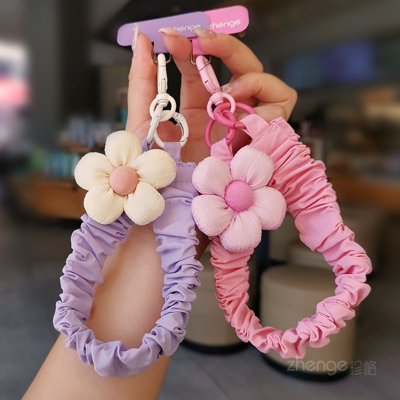 มาใหม่!!!เชือกเส้นเล็กโทรศัพท์มือถือ ดอกไม้สดจีบผ้าข้อมือถักวงรุ่นกว้างไม่บีบเดินทางกลางแจ้งภูเขาปีนเขาเดินทางป้องกันการสูญหายกลางแจ้งช็อกทนโทรศัพท์มือถือสากลเชือก
