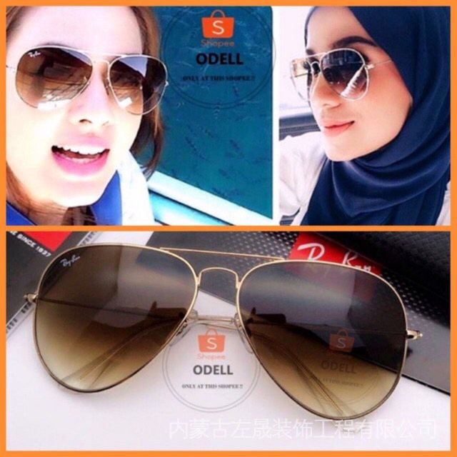 แว่นกันแดด Rayban Aviator-2 หลากหลายเฉดสี มาในกล่องพร้อมของแถม