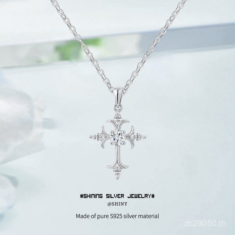 Cross Border หรูหราเครื่องประดับ S925 ออกแบบขายร้อนเงินสเตอร์ลิง Clavicle Chain Niche High-End สร้อย