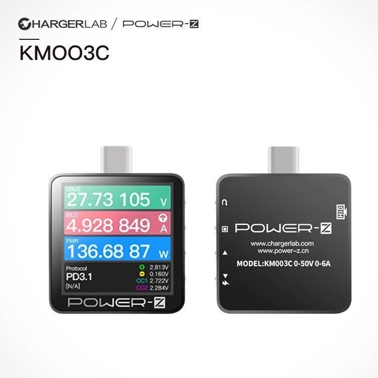 Fast Charge Detector pdpower-zusb ชาร์จ km003c Decoy แอมป์มิเตอร์เครื่องทดสอบแรงดันไฟฟ้า 1YBM