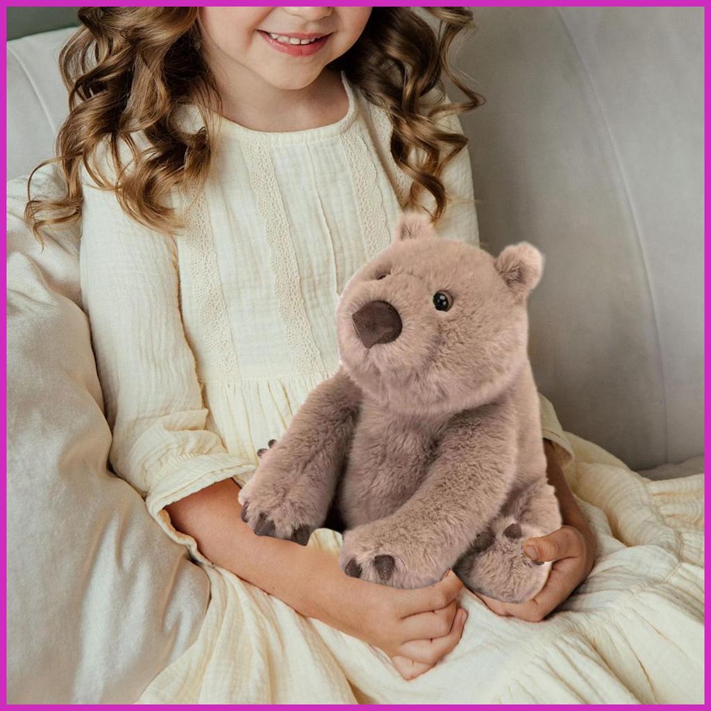 สําหรับ jellycat ตุ๊กตาสัตว์ที่สมจริง Wombat Plush 9 นิ้วของเล่นน่ารักน่ารักตุ๊กตานุ่มตกแต่งบ้านห้อง