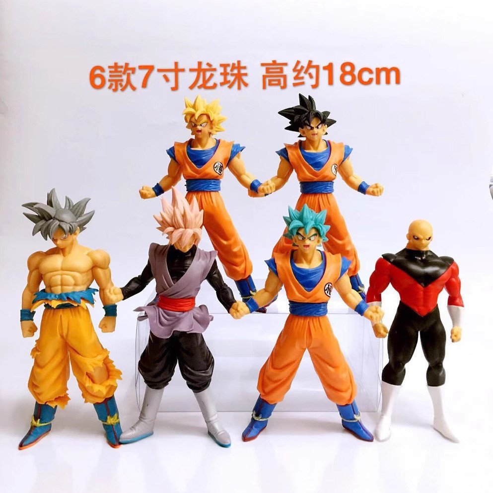 รูป Dragon Ball อะนิเมะ Black Goku สไตล์เครื่องประดับ Son Goku ตุ๊กตา Saiyan Dragon Ball 6 UL6D