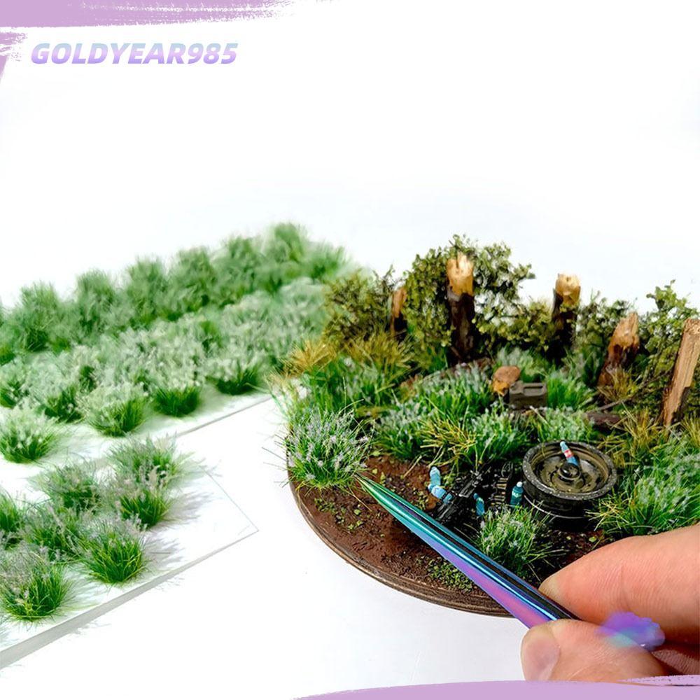 ทอง985 ตีนเป็ดหญ้าเทียม,อุปกรณ์ ทําเอง พุ่มไม้หญ้าขนาดเล็ก,โต๊ะทรายก่อสร้างรถไฟ หลากสี จําลองทิวทัศน