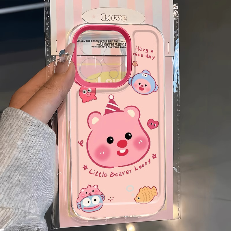 Loop y สีชมพูแฟนซี Avatar Soft Case Hp Samsung A17 5G A07 A56 5G A06 5G A16 A36 5G A26 Galaxy A06 A1