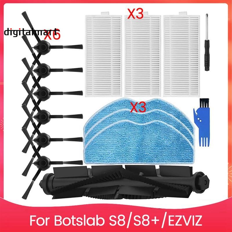 ชุดอะไหล่ทดแทนสําหรับ 360 สําหรับ Botslab S8/S8+ และสําหรับเครื่องดูดฝุ่นหุ่นยนต์แปรง, ตัวกรอง