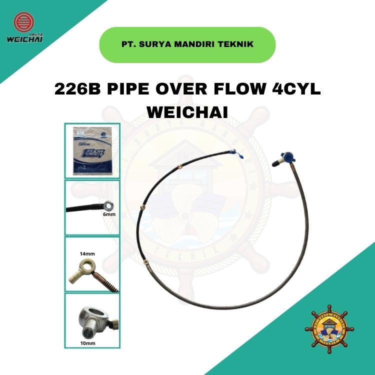 PIPE OVER FLOW 226B 4CYL WEICHAI
