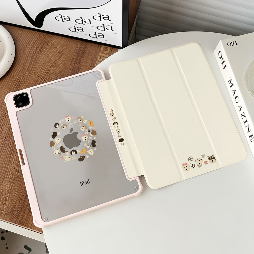 Star Puppy ipad air6/7 น่ารัก 10/9 รุ่น 34 ซม.เคสแบน air6/5 กันกระแทกรวมทุกอย่าง air4/5 เคสป้องกัน A