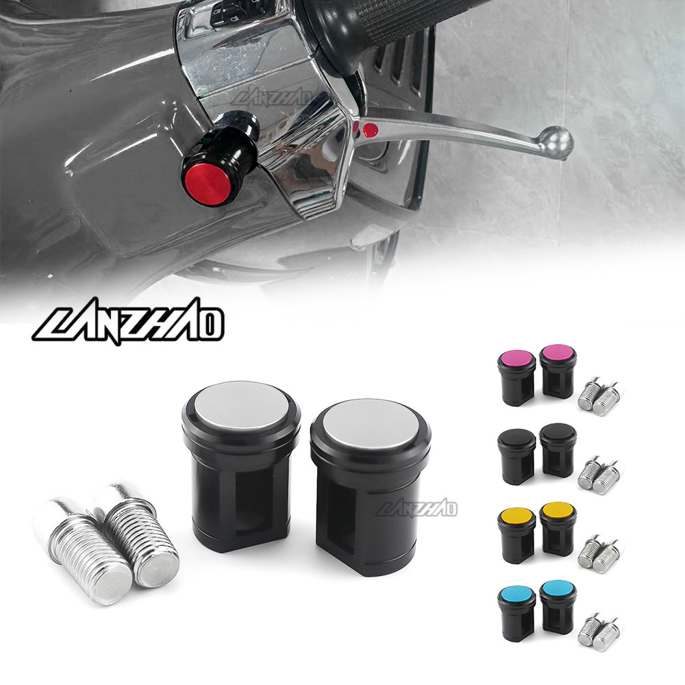 อุด​กระจก​ 1 คู่ พร้อมน๊อต น๊อตมี M8 Vespa s125 lx125 LX150 S150