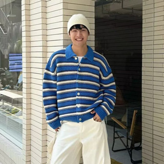 EERSHENSHI เสื้อคาร์ดิแกนสำหรับผู้ชาย สไตล์ทันสมัย สวมใส่สบา…